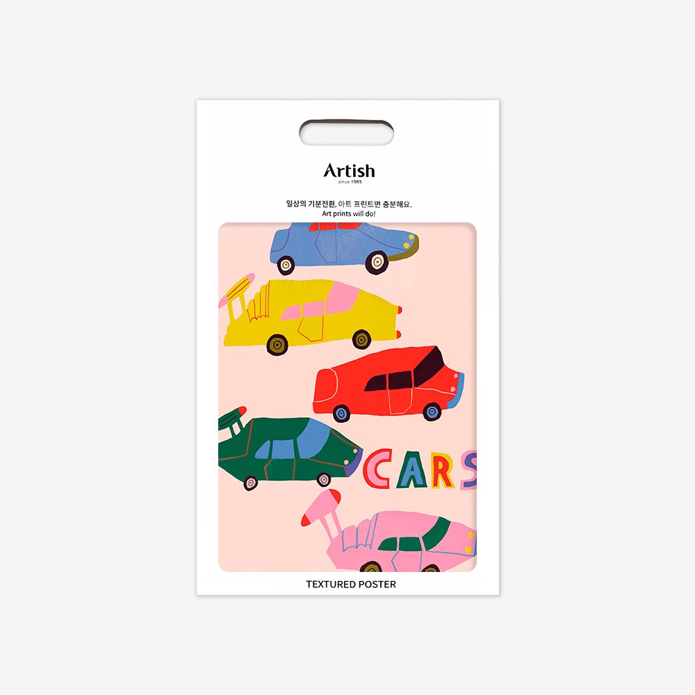 [TEXTURED POSTER] Colourful Cars