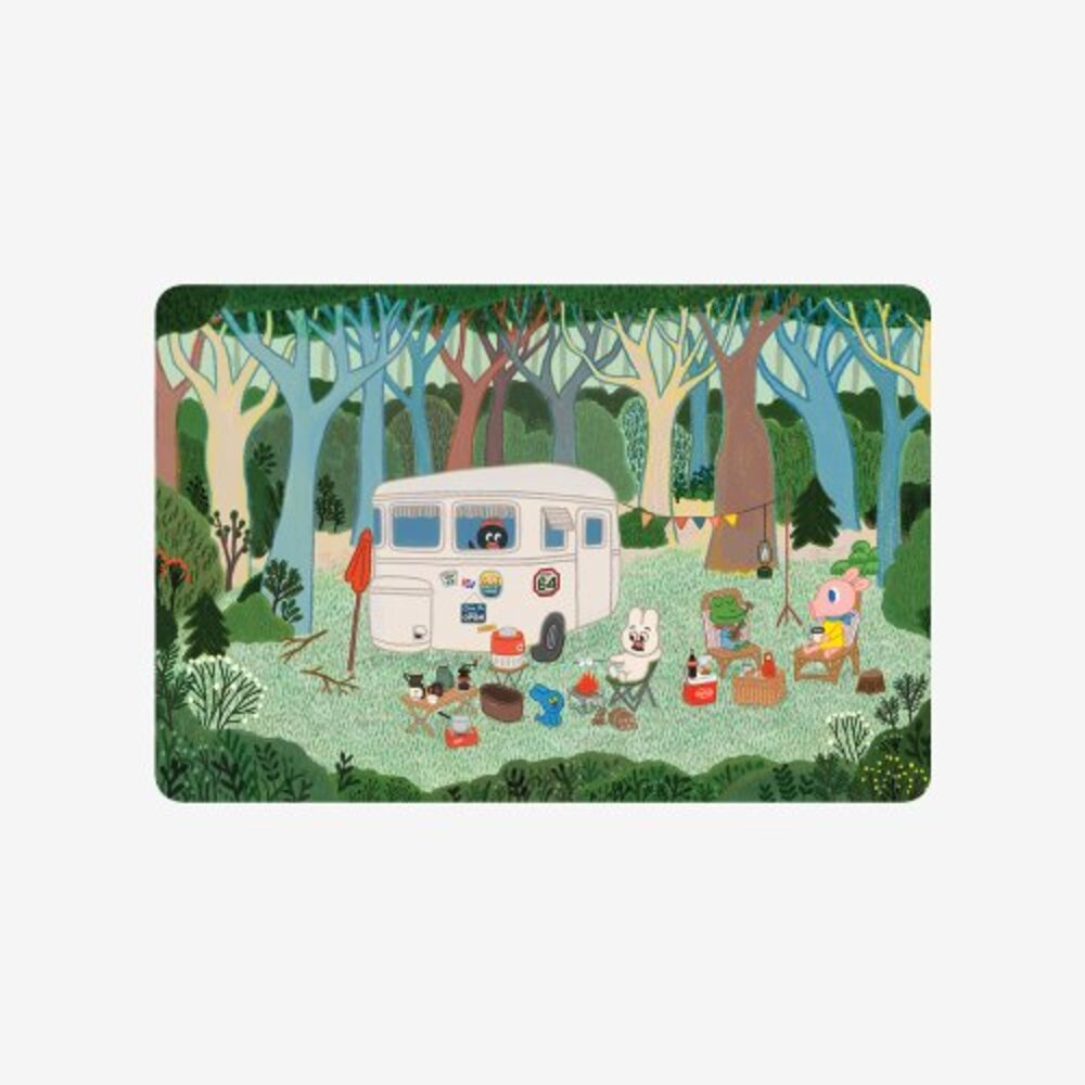 [TABLE MAT] Camping in the Forest