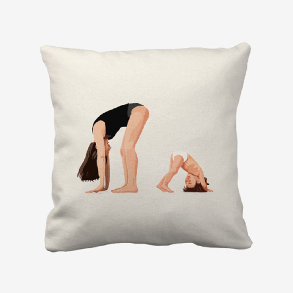 [CUSHION COVER] Mother daughter
