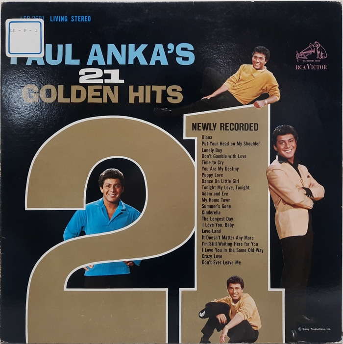 PAUL ANKA / 21 GOLDEN HITS