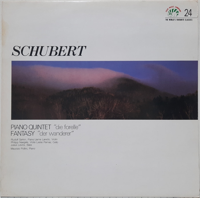 SCHUBERT / PIANO QUINTET &quot;die forelle&quot; FANTASY &quot;der wanderer&quot;