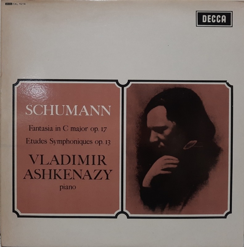 SCHUMANN :  Fantasia in C major op.17, Etudes Symphoniques op.13 VLADIMIR ASHKENAZY