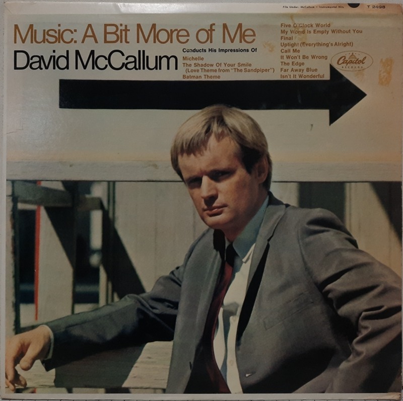 David McCallum / Music : A Bit More of Me(수입)