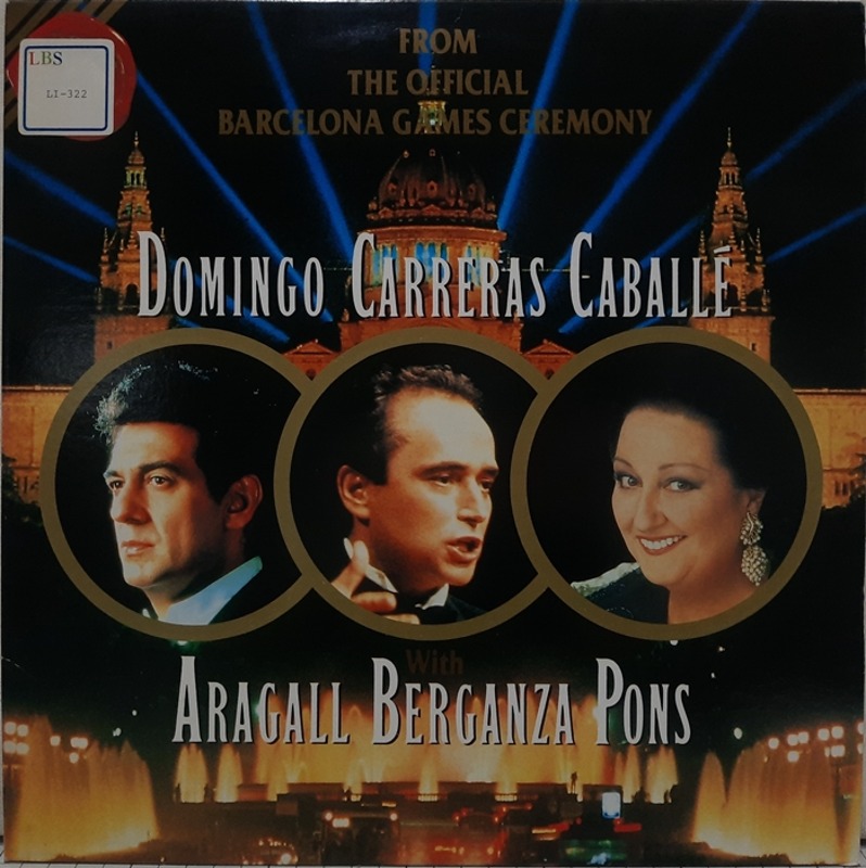 DOMINGO CARRERAS CABALLE WITH ARAGALL BERGANZA PONS 바르셀로나게임 개막콘서트