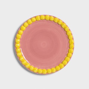 &amp;k암스테르담 접시 Plate Whip Pink
