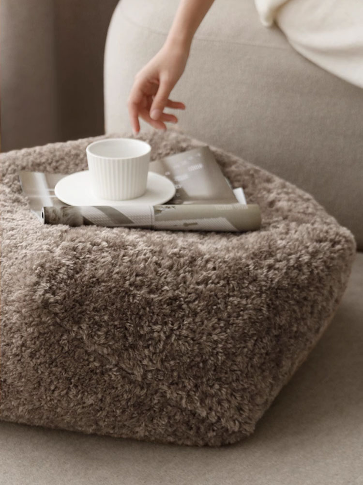 Soft wool cushion stool (3type)