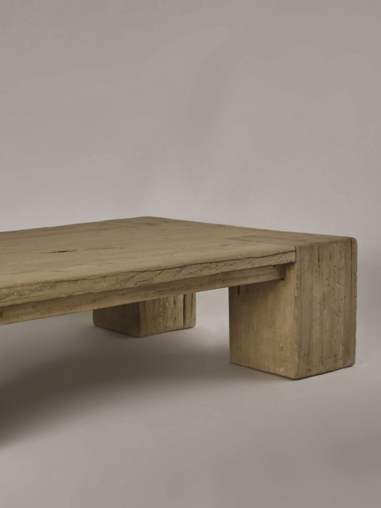 Konka Heavy Elm Wood Table 콘카 헤비 느릅나무 우드 테이블