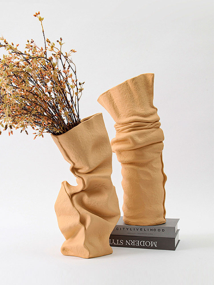 Wrinkle ceramic object  3Color