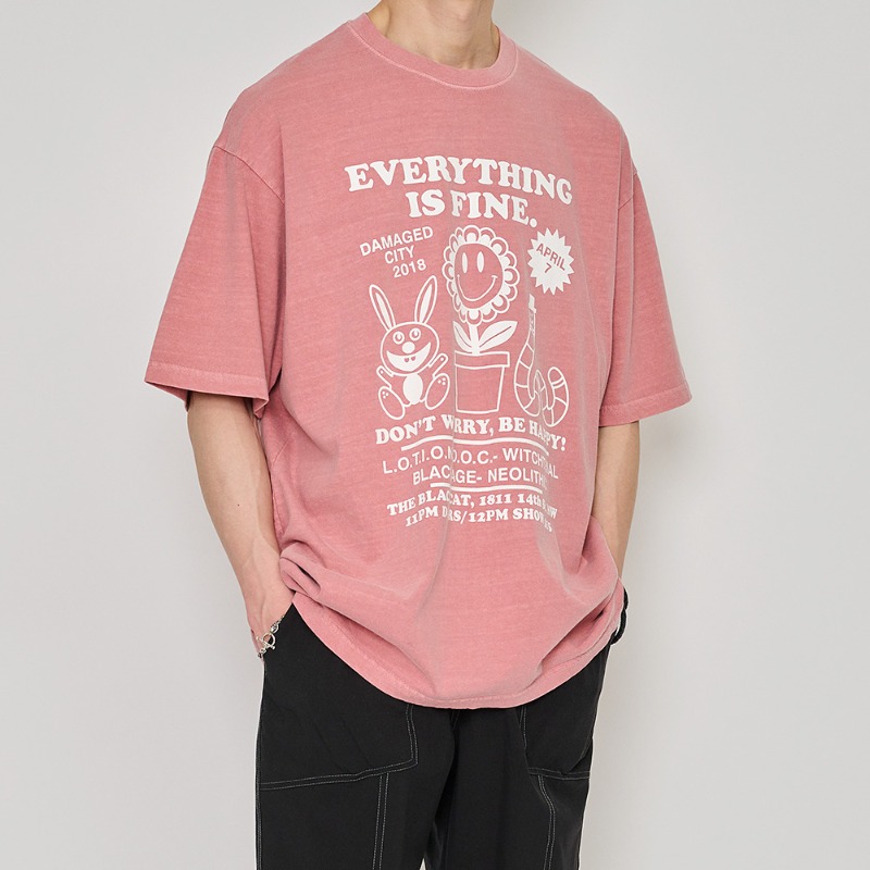 EVERYTHING FINE 워싱1/2 T