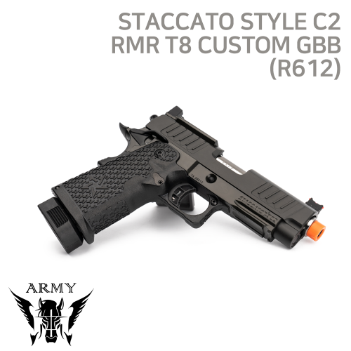 2차][ARMY ARMAMENT] R612 Staccato C2 RMR GBB (Steel Internal Ver.) - RUNNERS™