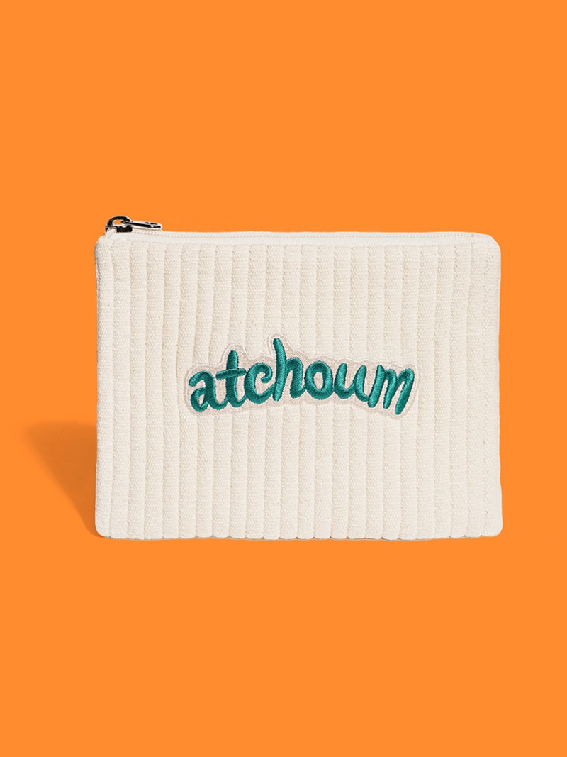 Flat Cotton Pouch_Green