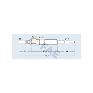 폭스바겐 파사트 3C5 B6 2.0 TDI BMP 바리안트 2005-09 FAE 74240 예열 플러그