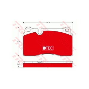 TRW GDB1670DTE 브레이크 패드 앞 세트 센서 미포함