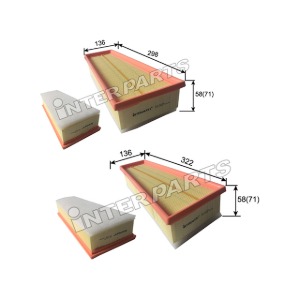 인터파트 IPA-P555 IPA-P556 에어 필터 세트