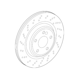 벤츠 BENZ S클래스 W222 S 450 Long M276.824 2017- BENZ GENUINE 2224231400 브레이크 디스크 뒤 1개 단품