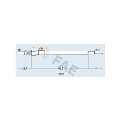 벤츠 BENZ B클래스 W246 B 200 CDI OM651.901 2011-14 FAE 74242 예열 플러그