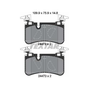 텍스타 2447301 브레이크 패드 뒤 세트 센서 미포함