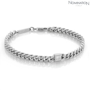 노미네이션 팔찌 BOND (본드) Bracelet in stainless steel SMALL 021952/001