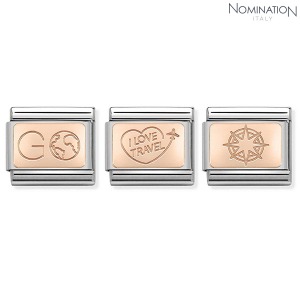 노미네이션 COMPOSABLE Classic PLATES SYMBOLS 9K rose gold 430110 (택1)