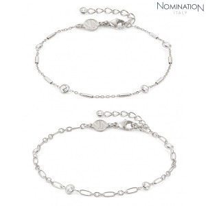 노미네이션 팔찌 BELLA DETAILS (벨라디테일스) bracelet 925 Silver and CZ 146684(택1)