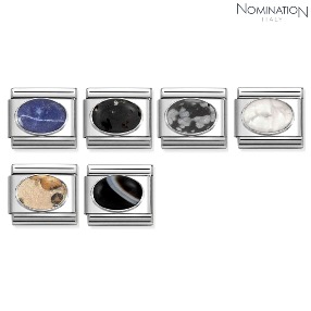 노미네이션 COMPOSABLE Classic STONES steel and 925 silver 330510 (택1)