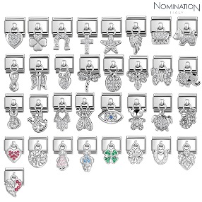 노미네이션 COMPOSABLE Classic CHARMS steel, silver cubic zirconia 331800 (택1)