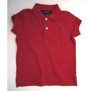 Classic Polo Mesh Shirt/Red (Girls 4T-6)