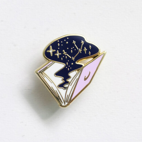 Bedtime Story Book Enamel Pin