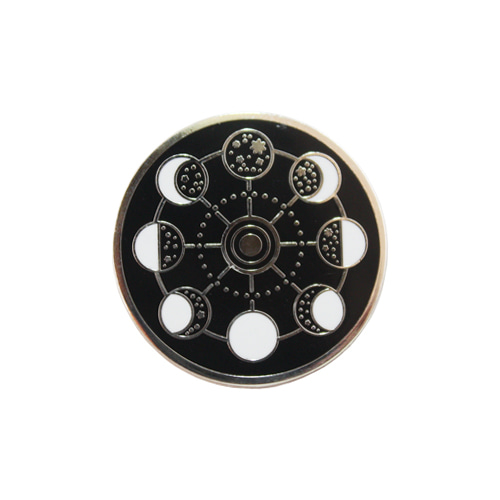 Moon Phases Enamel Pin