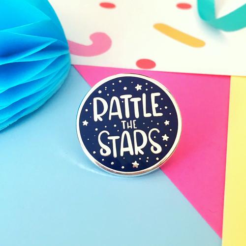 Rattle the Stars Enamel Pin