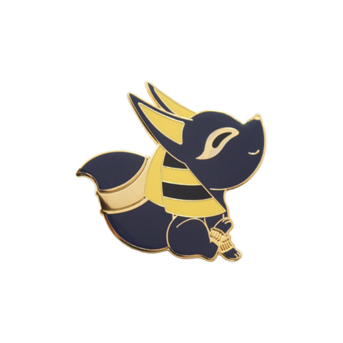 Little Helper hard enamel pin (Anubis)