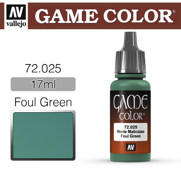 바예호 게임컬러 17ml Foul Green 72025