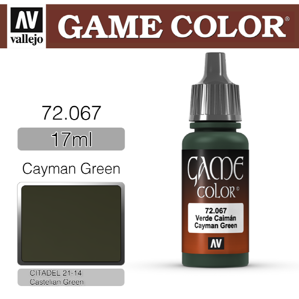 바예호 게임컬러 17ml Cayman Green 72067