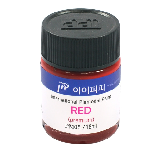 [IPP도료] 프리미엄 레드 유광 18ml (가이아노츠 프리미엄 레드와 동일) [PM05] 아이피피 락카 도료