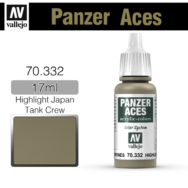 바예호 Panzer Aces 17ml Japan. Tanker Highlights 70332