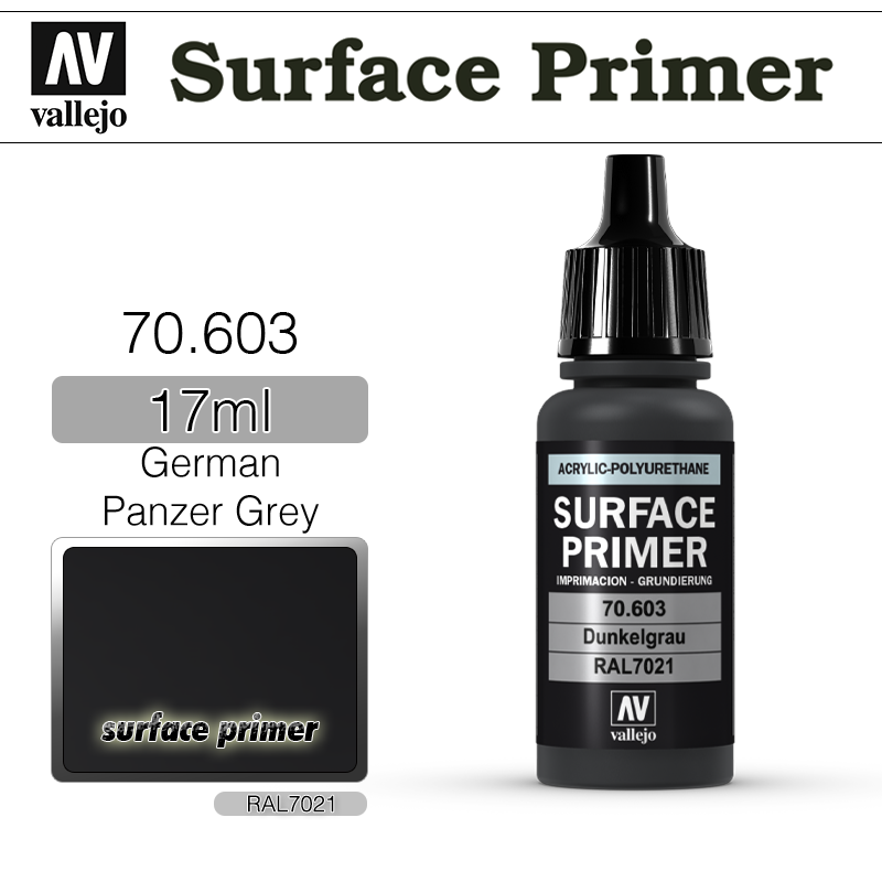 바예호 서페이서 프라이머 German Panzer Grey 17ml 70603