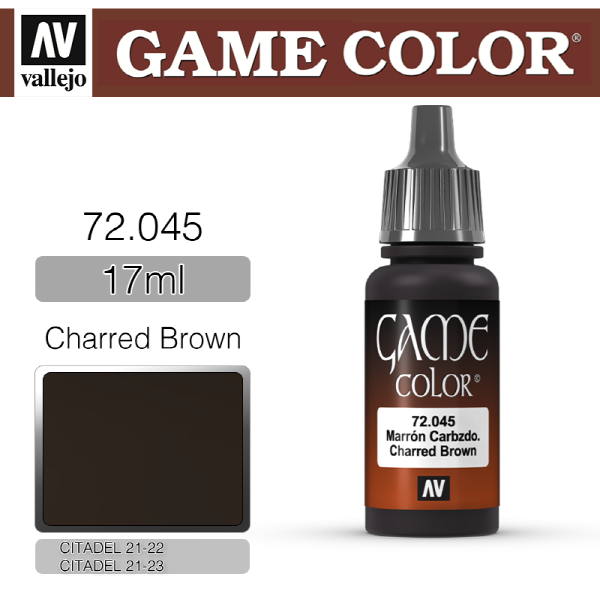 바예호 게임컬러 17ml Charred Brown 72045