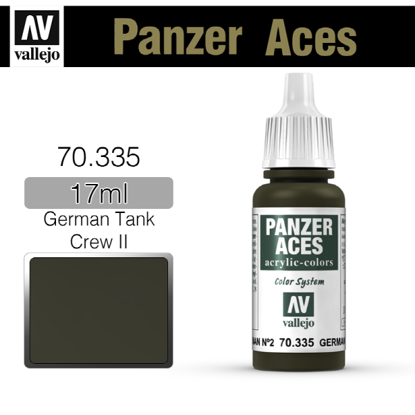 바예호 Panzer Aces 17ml Ger. Tanker (Feldgrau II)l 70335