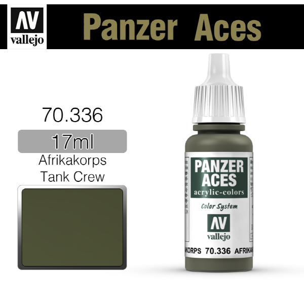 바예호 Panzer Aces 17ml Afrikakorps Tanker 70336