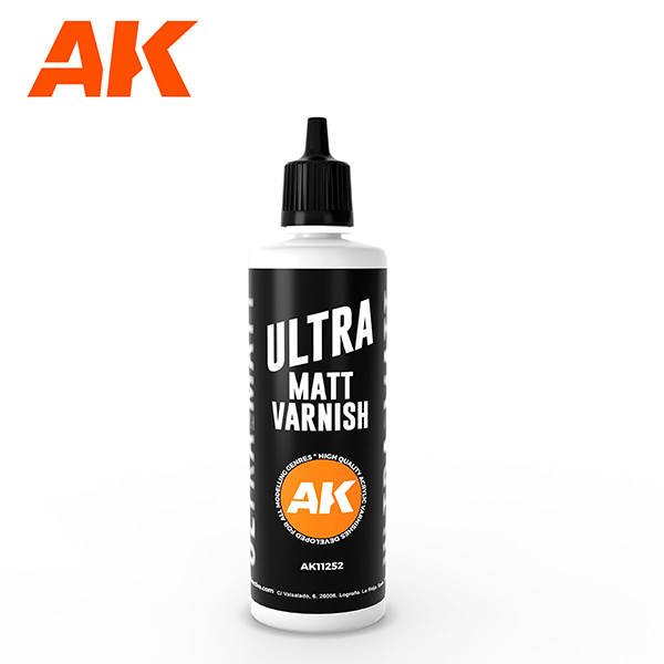 AK 3세대 울트라 무광 바니쉬 Ultra Matt Varnish 100ml AK11252