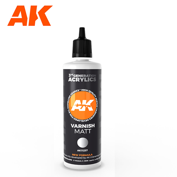 AK 3세대 무광 마감제 바니쉬 Matt Varnish 100ml AK11237