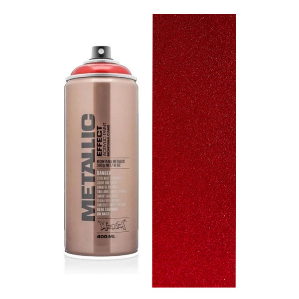 몬타나 메탈릭 이펙트 스프레이 금속 효과 400ml Red EMC3020