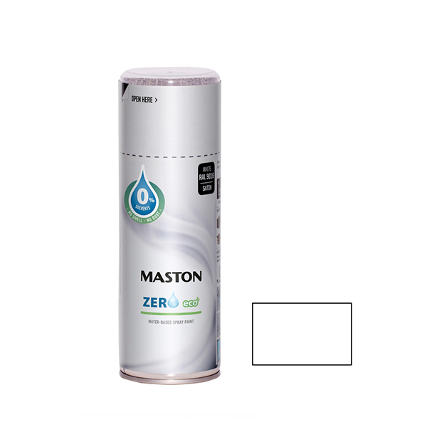 마스톤 MASTON 제로 수성 스프레이 400ml 화이트 1379016