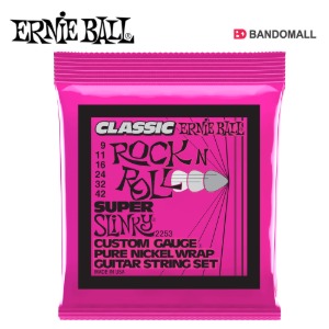 어니볼 일렉기타줄 전기기타스트링 Pure Nickel Slinky 2253 09-42