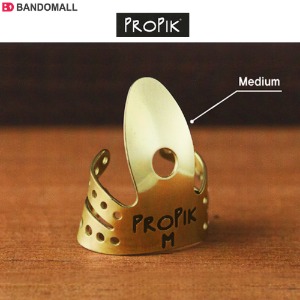 프로픽핑거피크 Propik Finger pick Medium BRASS 1개