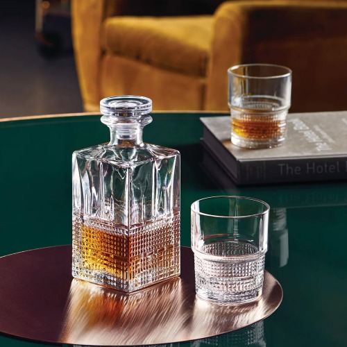 [7P세트] 노브 위스키 디캔터&amp;글라스 세트 Nove Whiskey Decanter&amp;Glass Set 디캔터 780ml · 글라스 370ml