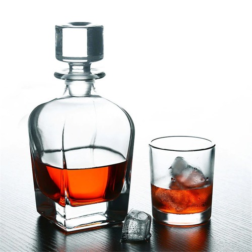 크리스탈 라운드 위스키 디캔터 Crystal Round Whisky Decanter 700ml