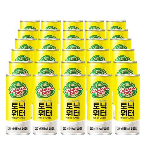 [30캔] 캐나다드라이 토닉워터 Canada Dry Tonic Water 250ml