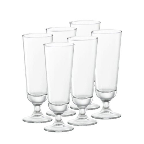 [6P세트] 보르미올리 로코 재즈 필스너 글라스 Bormioli Rocco Jazz Pilsner Glass 330ml