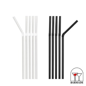 플라스틱 접이식 빨대 Plastic Folding Straw 21cm x 500P